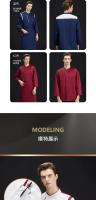 Uniforme de Chef de manga larga, ropa de otoño e invierno, ropa de trabajo de cocina para comedor de Hotel para hombre, cocina, restaurante, cafetería, Chef W - details 10