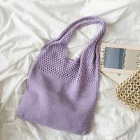 2025 Bolso de punto hueco para mujer, bolso tejido con dopamina, bolso de un solo hombro moderno y versátil, bolso de mano, Navidad - details 30