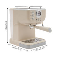 Máquina de Espresso Compacta de 20 Bar Dual Encabezadera con Cortavellas Control Táctil - details 0