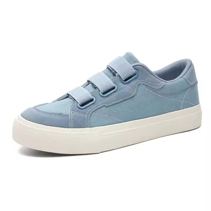 Nuevo diseño americano, zapatillas informales B30 para jóvenes, zapatos vulcanizados blancos de fondo plano, logotipo hecho en la escuela de bajo precio para hombres - 1