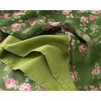Verano francés nueva mujer estilo europeo y americano Spice Girl verano playa vacaciones falda con tirantes casual fondo verde vestido floral - details 7