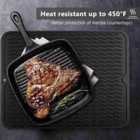 Alfombrillas de Secado de Platos de Silicona Resistentes al Calor, Antideslizantes, Portaverduras para Cocina - details 6