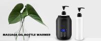 Botella calentadora de aceite de masaje, calentador Digital de loción eléctrica profesional para SPA, calentador de aceite automático, crema de loción de aceite calentada para salón, barberías, hogar, con dos dispensadores de botellas de aceite - details 1