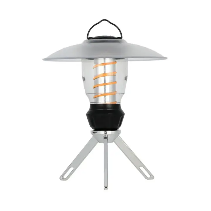 Linterna de Camping con trípode, luz LED recargable regulable, portátil, pequeña, cálida - 1
