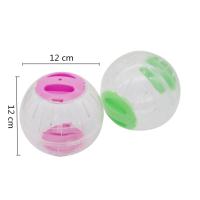 Pelota de plástico transparente para correr para hámster, juguete de ejercicio para entrenamiento de ratas gerbiles, ratones pequeños para roedores, 1 unidad - details 1