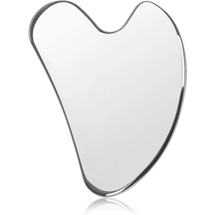 Scttomon Herramientas Faciales de Gua Sha de Acero Inoxidable Premium Set de Belleza para Cara y Cuerpo - 1