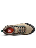 Zapatos de senderismo de cuero para hombre, calzado deportivo resistente al desgaste, con cordones, para escalada, Trekking y caza, novedad - details 3