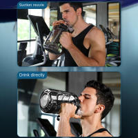 Botella de Agua Deportiva de Gran Capacidad Sin BPA, Portátil, con Pajita 1700ML/2500ML/3800ML - details 3