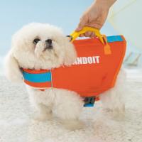Chaleco salvavidas ajustable para natación de mascotas, chaleco de seguridad de poliéster con superflotabilidad, ropa reflectante para salvar vidas para perros - details 18