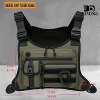 Bolsa de pecho para hombres y mujeres, para correr, senderismo, chaleco EDC, impermeable, antirrobo, para deportes y entrenamientos al aire libre - details 6