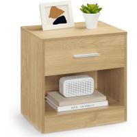 Mesa de Noche de Juego de 2 Diseño de Cajón Abierto Ideal para Dormitorio, Sala de Estar - details 5