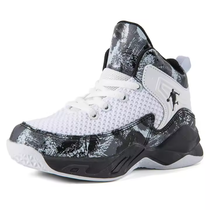 Zapatillas de baloncesto para niños, zapatos deportivos antideslizantes de suela gruesa, novedad de 2024 - 1
