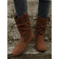 Otoño Invierno zapatos planos de mujer botas martin zapatos de bota corta de moda - details 2