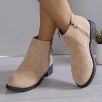 Botines informales de tacón bajo para mujer, botas cortas martin para exteriores, moda de otoño - details 2