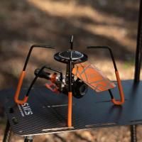 Estufa de araña ajustable portátil de potencia de fuego de acero inoxidable ligera de 2900W, cocina de viaje al aire libre - details 3