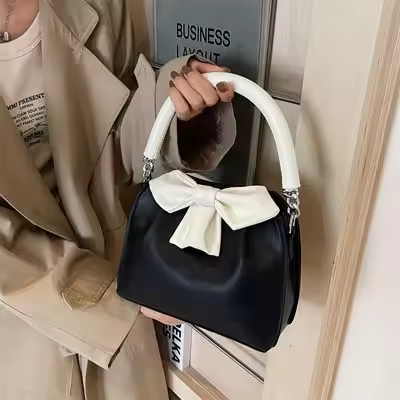 Bolso de hombro de moda de alta costura con lazo para mujer, bolso cruzado 2025, nuevo bolso de axila, bolso de hombro simple para mujer, tendencia. - 1