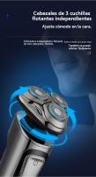 Afeitadora eléctrica multifunción 4D recargable flotante de tres cabezales afeitadora de barba eléctrica para hombres - details 4