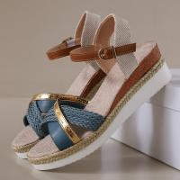 Zapatos de verano para mujer, sandalias con tacones de cuña a la moda, zapatos - details 6