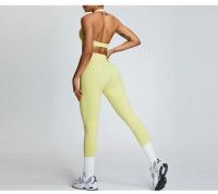 Zapatillas y ropa deportiva de secado rápido del gimnasio Fiess de la correa del color de la yoga del verano Tre - details 8