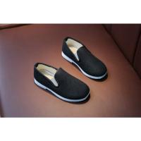 Zapatos de tela Retro Vintage para niños, mocasines casuales tradicionales de estilo chino para actuaciones, vacaciones étnicas suaves - details 12