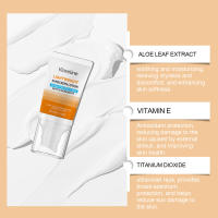 Crema de protección solar que resiste los rayos UV previene quemaduras solares sequedad SPF 50 aislamiento a prueba de sudor al aire libre protector solar hidratante ligero - details 4