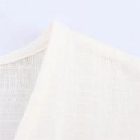 Vestido de verano 2025, nuevo, versátil, de moda para mujer, estampado, manga larga, cuello en V, sencillo, holgado, con falda corta. - details 3