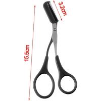 Disolvente de cejas con tijeras y peine - details 0