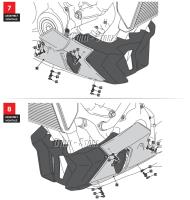 CB1000R Protector de vientre CB 1000R Protector de chasis de motor inferior placa de deslizamiento cubierta de alerón motocicleta para Honda CB 1000 R 19-24 - details 12