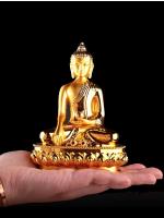 Heng Jiapin Budismo tántrico Buda Mani Estatua pequeña en casa en Xizang Hall 2 pulgadas - details 6