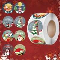 Pegatinas DIY 500 Uds etiquetas de sello para fiesta de Navidad, paquetes para hornear, decoración de papelería - details 1