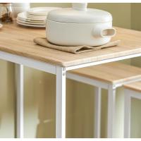 Conjunto Mesa Alta de Bar y 4 Taburetes Muebles Bar Comedor - details 22