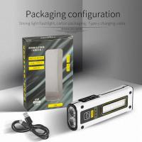 MINI linterna LED recargable portátil para exteriores, lámpara de servicio de emergencia con linterna magnética potente de largo alcance para pesca - details 17