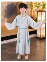 Túnica de la dinastía Song Hanfu para hombres y mujeres, primavera y otoño, traje antiguo de estilo chino Tang fino para niños, nuevo rendimiento para niños - details 20