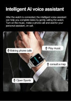 Relojes inteligentes de diagnóstico para hombres, pulsera con control del ritmo cardíaco y de la presión arterial, resistente al agua IP68, para IOS, ECG, AI, novedad de 2025 - details 23