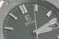 Reloj Automático de Lujo ENITON 41mm Resistente al Agua, Luz Nocturna, Correa de Cuero - details 9