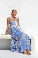 Vestidos largos de playa estampados para mujer, vestido largo bohemio con tirantes finos para vacaciones, informal, A-e, verano 2024 - details 10