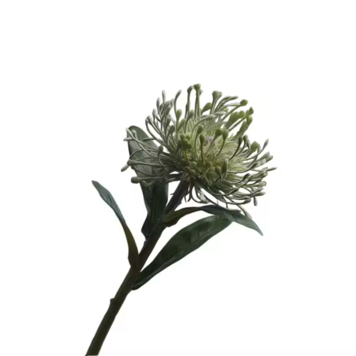 40cm garra de cangrejo Artificial crisantemo plástico elegante almohadilla de imitación flor rama tacto Real flor falsa hecha a mano - 1