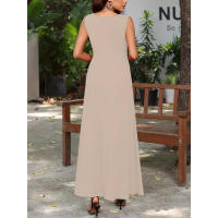 Skims Vestido de verano sexy sin mangas largo de gama alta con correa para mujer - details 14