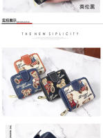 Tiantian Winnie the Pooh nuevas carteras cortas para mujer estilo coreano lindo plegable monedero de moda multifuncional - details 11