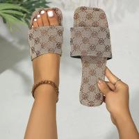 Chanclas antideslizantes para mujer, cómodas zapatillas planas, zapatos informales de playa al aire libre, verano, 2024 - details 7