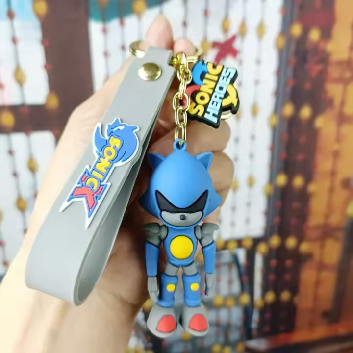 Llavero de Dibujos Animados Sega Sonic The Hedgehog Colgante de Mochila para Teléfono Móvil - 1