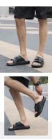 Nueva ropa exterior sandalias de una palabra Velcro zapatos de playa de cuero de suela blanda con suela plana. - details 9
