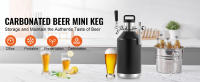Succebuy Mini Keg Beer Growler de 128Oz 4L Acero Inoxidable 304 Regulador de Presión CO2 - details 0