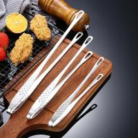 Pinza para barbacoa coreana de acero inoxidable 304, parrilla para barbacoa, cocina, salteado antideslizante grueso con pinzas para carne y comida - details 3