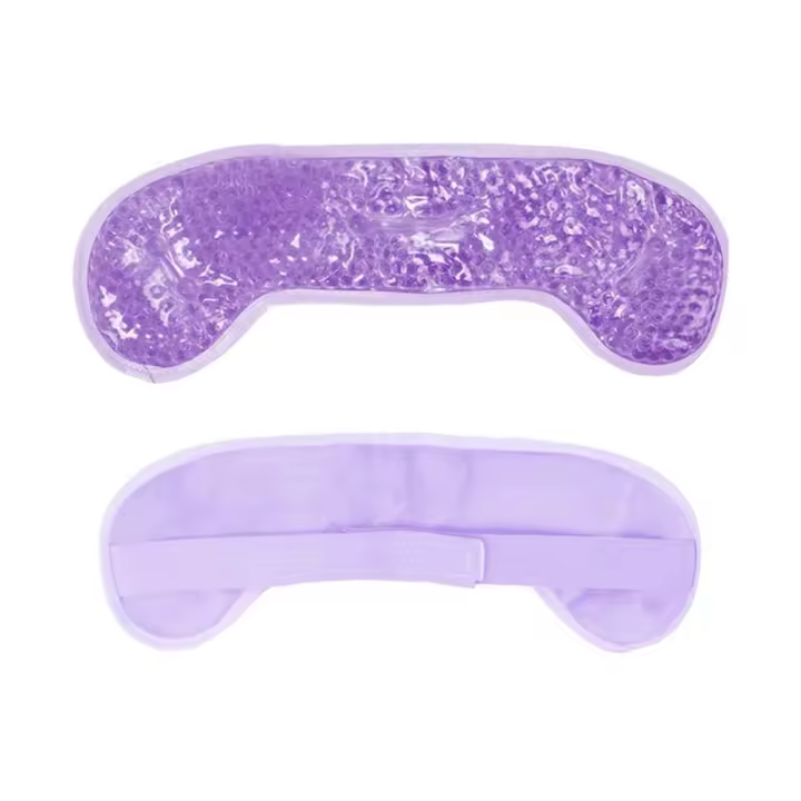 Paquete de hielo de Gel para cabeza de compresión caliente o fría, cuentas de Gel reutilizables para migraña, envoltura de hielo para mujer, bolsa de hielo relajante para dolor de cabeza - 1
