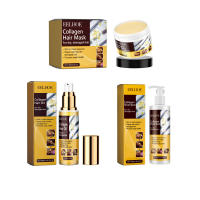 Mascarilla de colágeno y queratina para el cabello, crema hidratante para Control de aceite, suave y liso, reparación dañada, revitaliza la crema correctora de proteínas - details 5