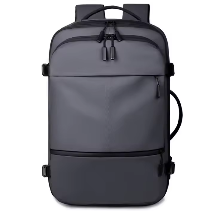 Mochila de negocios Moda nueva bolsa de viaje de gran capacidad Mochila de computadora impermeable para hombres Casuales Mochila de estudiante masculina. - 1