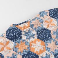 BUNO-2025 otoño nueva ropa de mujer estilo europeo y americano chaqueta de algodón estampada de doble cara simple y versátil a la moda. - details 7