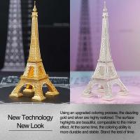 Piececool-rompecabezas 3D de Metal DIY, Torre Eiffel, 8,66 pulgadas, kits de modelos de ensamblaje, rompecabezas de juguete, regalos de cumpleaños para adultos y adolescentes - details 7