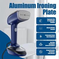 Potente vaporizador de tela de mano-1800W con placa de calentamiento de cerámica rápida, planchado 2 en 1 y eliminador de arrugas, enchufe estadounidense azul - details 3